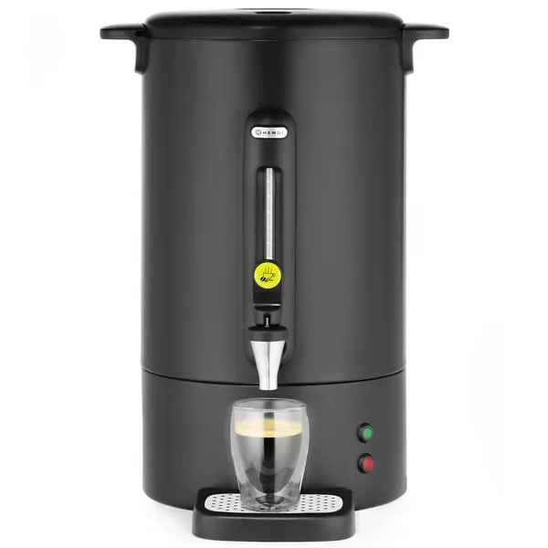 Koffiepercolator | UNIQ (Design by Bronwasser) | Zwart | 14L | 1.75kW (230V) | Enkelwandig | Lekbak | 357x380x502(h)mm