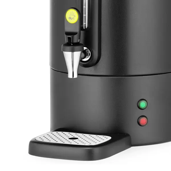 Koffiepercolator | UNIQ (Design by Bronwasser) | Zwart | 14L | 1.75kW (230V) | Enkelwandig | Lekbak | 357x380x502(h)mm