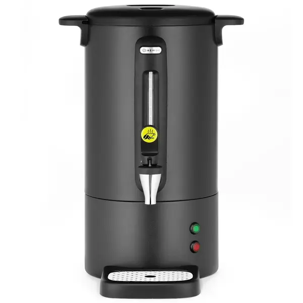 Koffiepercolator | UNIQ (Design by Bronwasser) | Zwart | 7L | 1.05kW (230V) | Enkelwandig | Lekbak | 307x330x450(h)mm