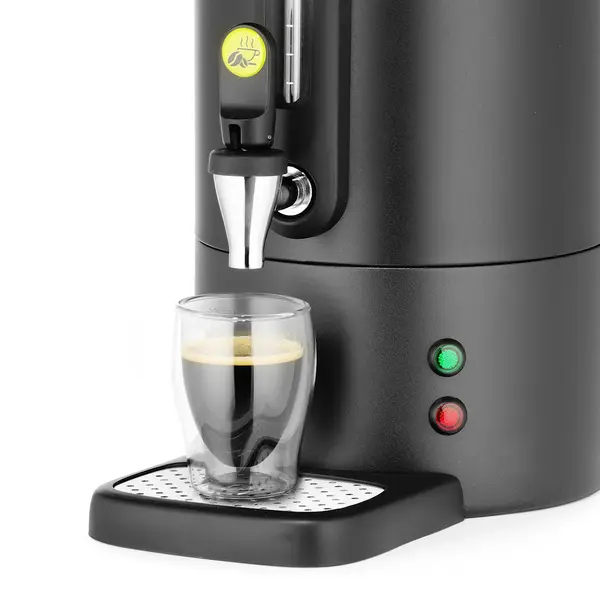 Koffiepercolator | UNIQ (Design by Bronwasser) | Zwart | 7L | 1.05kW (230V) | Enkelwandig | Lekbak | 307x330x450(h)mm
