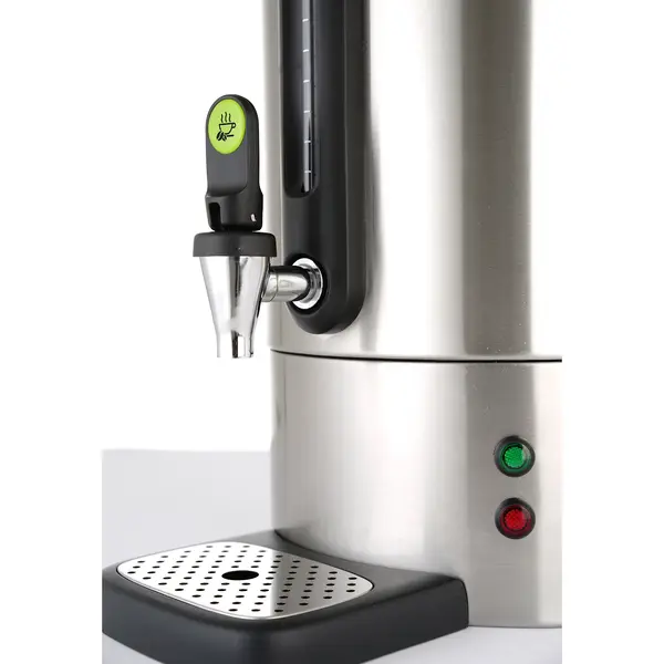 Koffiepercolator | UNIQ (Design by Bronwasser) | RVS | 7L | 1.05kW (230V) | Enkelwandig | Lekbak | 307x330x450(h)mm