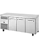 True Vrieswerkbank | 435L | 3 Deuren (1/1 GN) | -18°C/-23°C | Geforceerd | Wielen (Geremd) | 1865x700x900(h)mm 