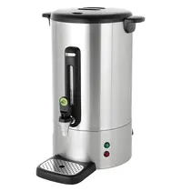 HENDI Koffiepercolator | UNIQ (Design by Bronwasser) | RVS | 14L | 1.75kW (230V) | Enkelwandig | Lekbak | 357x380x502(h)mm