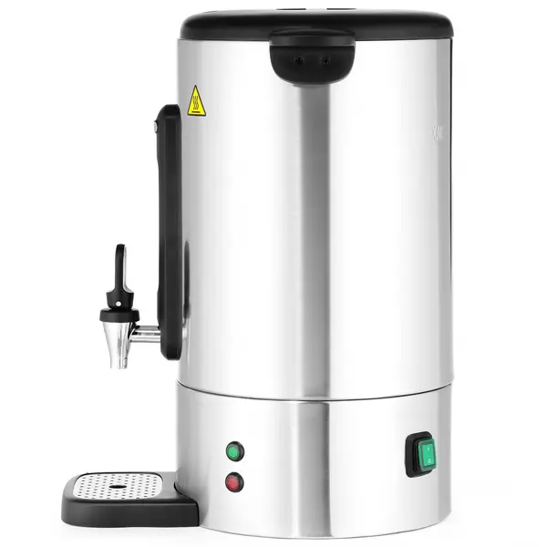 Koffiepercolator | UNIQ (Design by Bronwasser) | RVS | 14L | 1.75kW (230V) | Enkelwandig | Lekbak | 357x380x502(h)mm