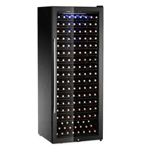 Arktic by HENDI Wijnkoelkast | 542L (224x 75cl) | Zwart | 1 Zone | +5°C/+22°C | Statisch + Ventilator | 685x700x1833(h)mm