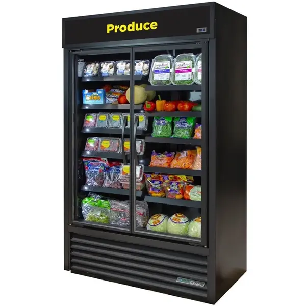 Koelkast | 525L | Zwart | 0°C/+3°C | Geforceerd | Draaideuren | 1197x620x2001(h)mm