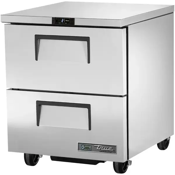 Koelkast | Energiezuinig | 200L (1/1 GN) | RVS | 0°C/+3°C | Geforceerd | 2 Laden | Wielen (Geremd) | 702x766x839(h)mm