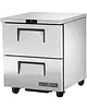 True Koelkast | Energiezuinig | 200L (1/1 GN) | RVS | 0°C/+3°C | Geforceerd | 2 Laden | Wielen (Geremd) | 702x766x839(h)mm 