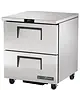 True Vrieskast | 200L (1/1 GN) | RVS | -18°C/-23°C | Geforceerd | 2 Laden | Wielen (Geremd) | 702x766x839(h)mm 