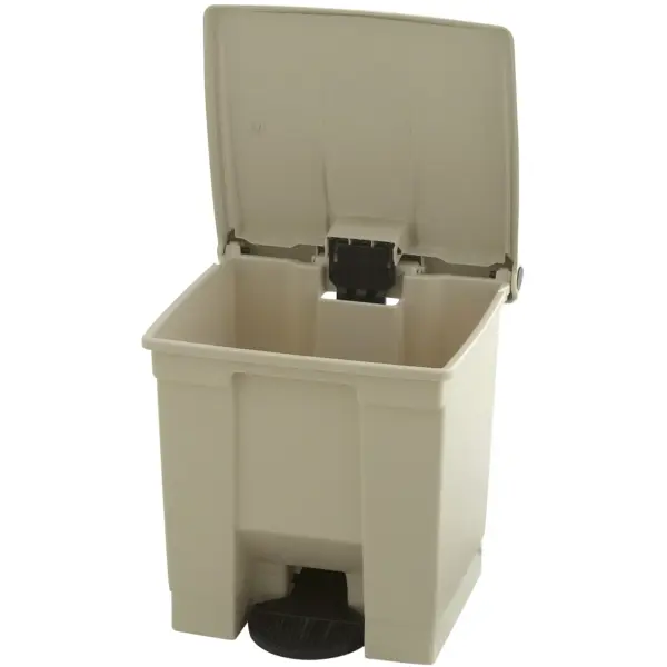 Pedaalemmer | CLASSIC | Kunststof | Beige | 30L | Klapdeksel | HACCP | 400x413x435(h)mm