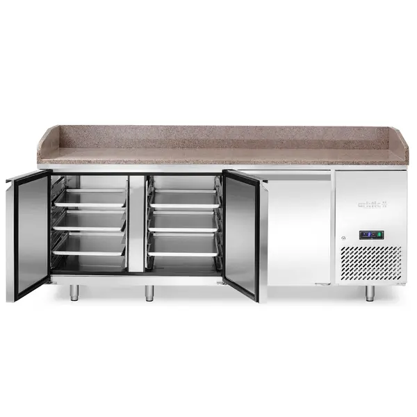 Pizzawerkbank | 420L | 3 Deuren (1/1 GN) | -2°C/+8°C | Geforceerd | 2010x800x875(h)mm