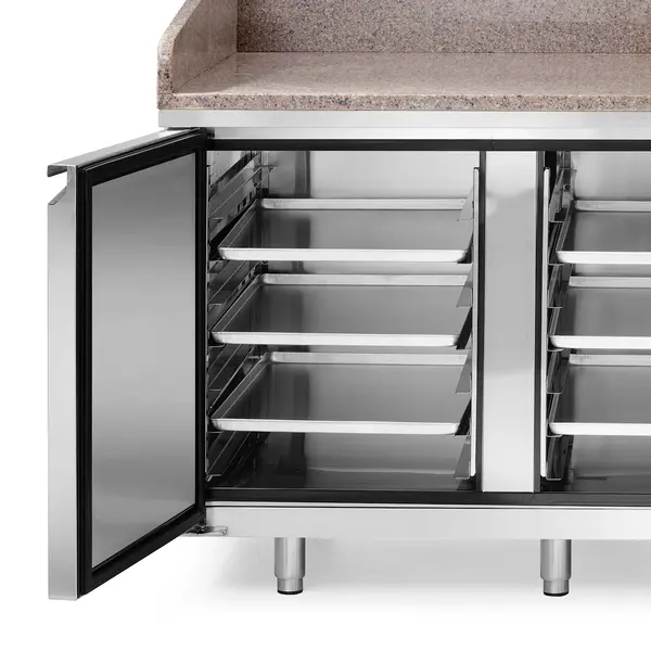 Pizzawerkbank | 420L | 3 Deuren (1/1 GN) | -2°C/+8°C | Geforceerd | 2010x800x875(h)mm