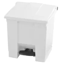 Rubbermaid Pedaalemmer | CLASSIC | Kunststof | Wit | 30L | Klapdeksel | HACCP | 400x413x435(h)mm 