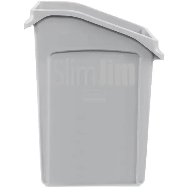 Afvalbak | SLIM JIM | Kunststof | Grijs | 87L | Open | 401x560x762(h)mm