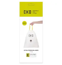 EKO Afvalzakken | Kunststof | Wit | 35L | EKO Afvalbakken | 288 Stuks | 550x700(h)mm 