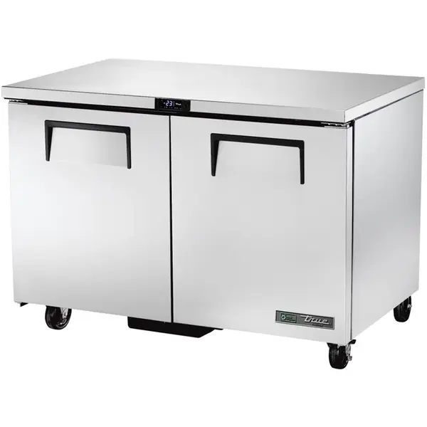 Vrieswerkbank | 376L | 2 Deuren | -18°C/-23°C | Geforceerd | Wielen (Geremd) | 1229x766x839(h)mm