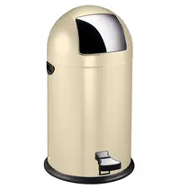EKO Pedaalemmer | Crème | 33L | Klapdeksel | Ø350x700(h)mm