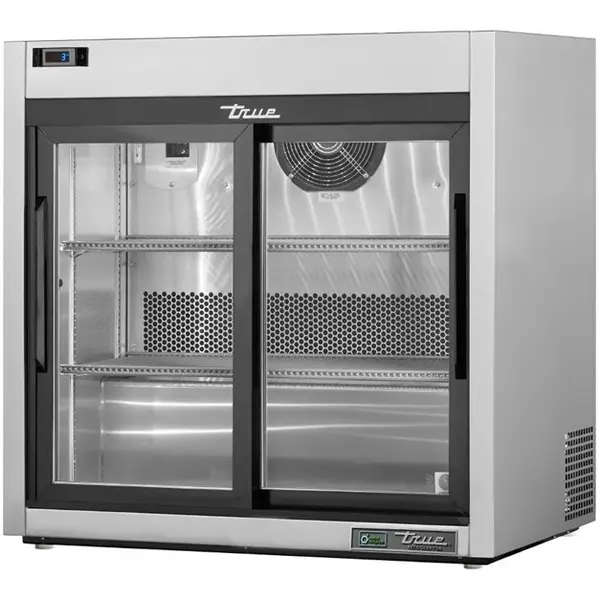 Barkoelkast | 110L | RVS | 0°C/+3°C | Geforceerd | Schuifdeuren | 915x534x893(h)mm