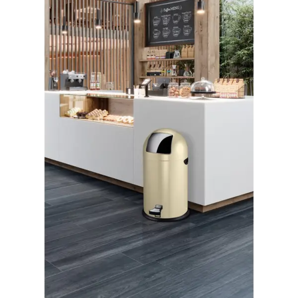 Pedaalemmer | Crème | 33L | Klapdeksel | Ø350x700(h)mm