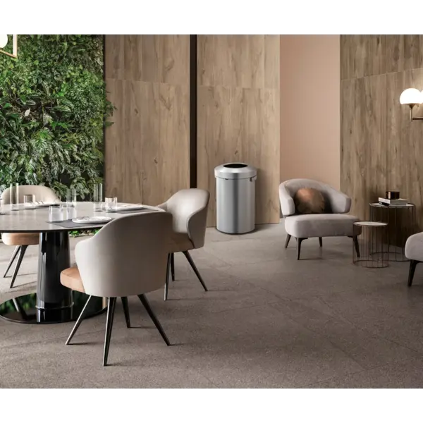 Afvalbak | URBAN BIN | RVS | 50L | Open | Anti Fingerprint | Ø370x596(h)mm