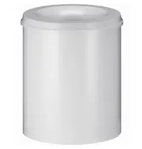 V-Part Afvalbak | Metaal | Wit | 80L | Open | Afvalscheiding | Vlamdovend | Ø465x540(h)mm 