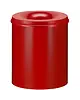 V-Part Afvalbak | Metaal | Rood | 80L | Open | Vlamdovend | Ø465x540(h)mm 
