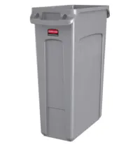 Rubbermaid Afvalbak | SLIM JIM | Kunststof | Grijs | 87L | Open | 279x558x762(h)mm 