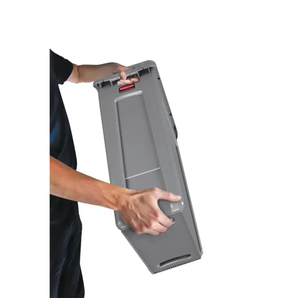 Afvalbak | SLIM JIM | Kunststof | Grijs | 87L | Open | 279x558x762(h)mm