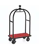 WAS Germany Bagagetrolley | DRIFT | RVS | Zwart/Rood | Wielen (Geremd) | 1120x600x1900(h)mm 