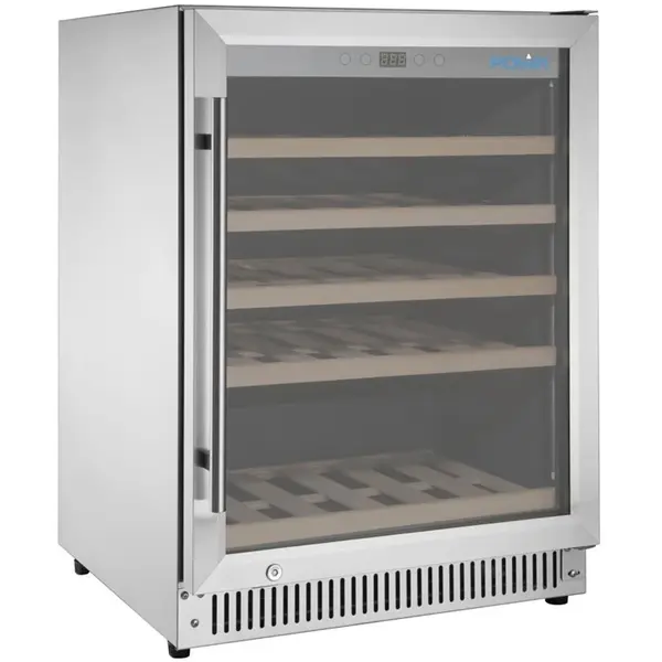 Wijnkoelkast | G-SERIE | 118L (47x 75cl) | RVS | 1 Zone | +5°C/+20°C | Geforceerd | 595x580x820(h)mm