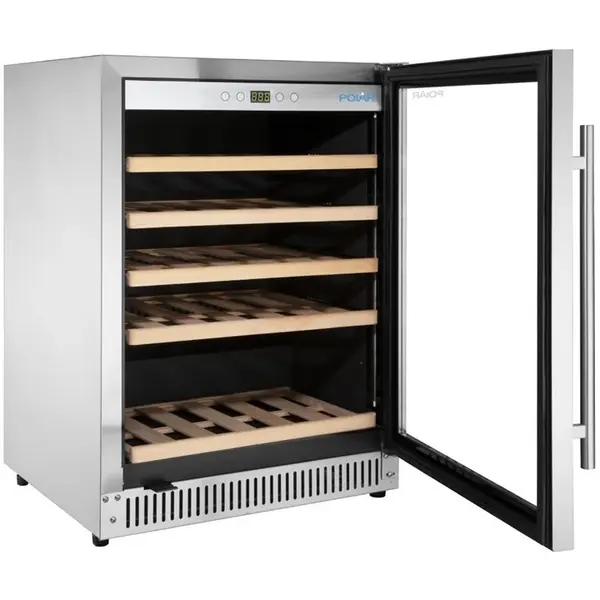 Wijnkoelkast | G-SERIE | 118L (47x 75cl) | RVS | 1 Zone | +5°C/+20°C | Geforceerd | 595x580x820(h)mm