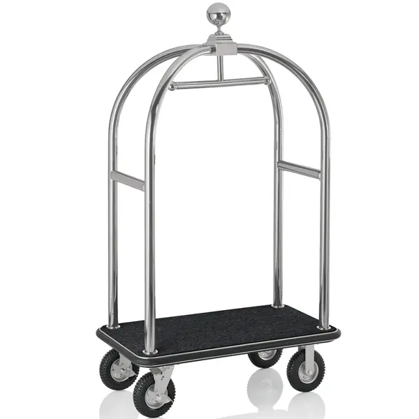 Bagagetrolley | DRIFT | RVS | Zwart | Wielen (Geremd) | 1120x600x1900(h)mm