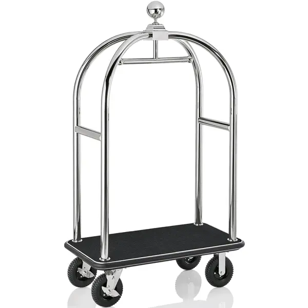 Bagagetrolley | DRIFT | RVS | Zwart | Wielen (Geremd) | 1120x600x1900(h)mm