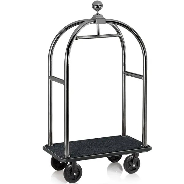 Bagagetrolley | DRIFT | RVS | Zwart | Wielen (Geremd) | 1120x600x1900(h)mm