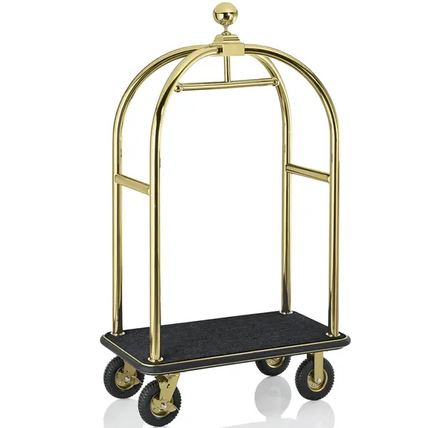 Bagagetrolley | DRIFT | RVS | Goudkleurig/Zwart | Wielen (Geremd) | 1120x600x1900(h)mm