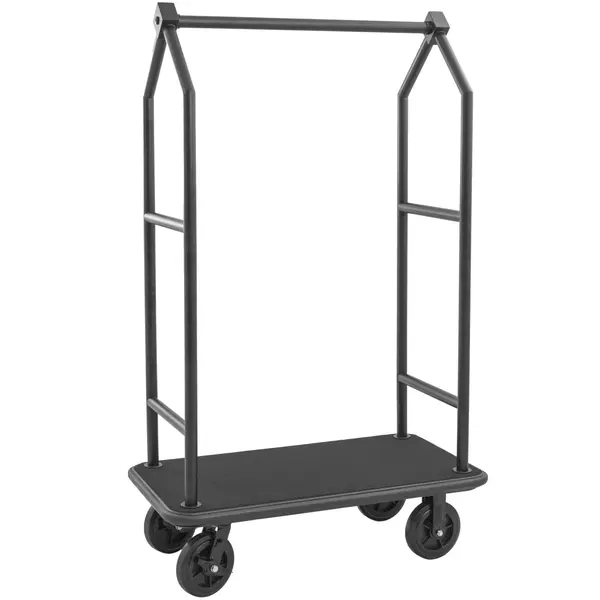 Bagagetrolley | VOYAGER | RVS | Zwart | Wielen (Geremd) | 1120x650x1900(h)mm