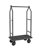 WAS Germany Bagagetrolley | VOYAGER | RVS | Zwart | Wielen (Geremd) | 1120x650x1900(h)mm 