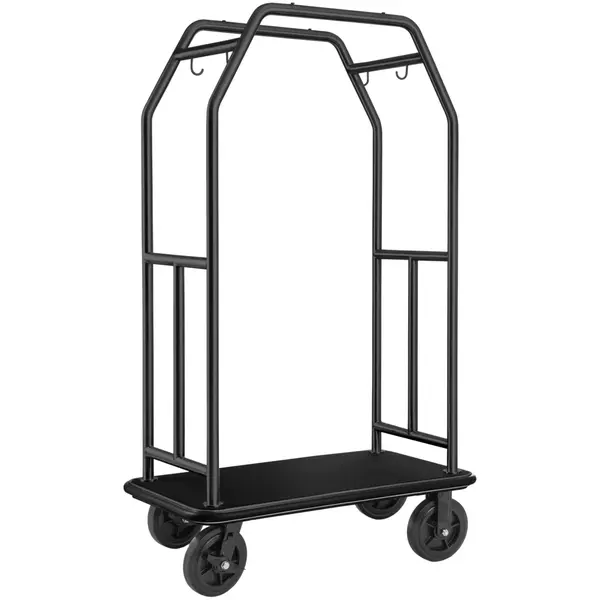 Bagagetrolley | TRAVELLER | RVS | Zwart | Wielen (Geremd) | 1120x600x1850(h)mm