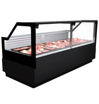 CombiSteel Vlees-/Viskoeltoonbank | RICK | -1°C/+7°C | Plaatkoeling | Kantelruit | 1945x1095x1250(h)mm