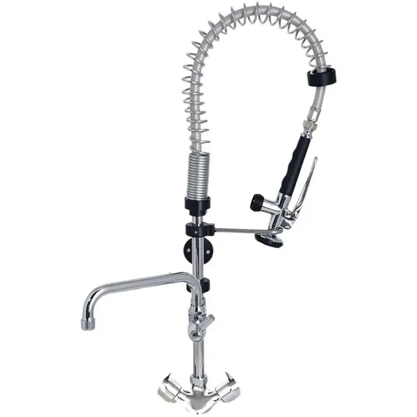 Voorspoeldouche | Handdouche + Middenuitloop | Mengkraan | 1-Gats | 700(h)mm