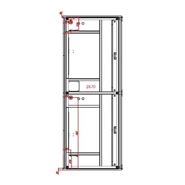 Vlees-/Viskoeltoonbank | RICK | -1°C/+7°C | Plaatkoeling | Kantelruit | 2870x1095x1250(h)mm