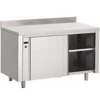 Gastro M Warmhoudkast | RVS | Geventileerd | 2kW (230V) | Schuifdeuren | Diepte 700 | Hoogte 850 | Breedte 1000-2000 | Achteropstand