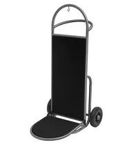 WAS Germany Bagagetrolley | SPRINT | RVS | Grijs/Zwart | Wielen | 610x700x1200(h)mm 