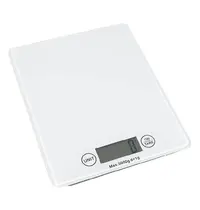 Saro Keukenweegschaal | Glas/Kunststof | Max. 5kg | 1g Nauwkeurig | Draadloos | 165x206x20(h)mm