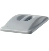 Rubbermaid Deksel | Kunststof | Grijs | Rubbermaid SLIM JIM Afvalbakken | 290x518x70(h)mm 