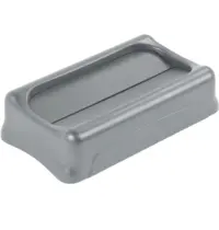 Rubbermaid Deksel | Kunststof | Grijs | Rubbermaid SLIM JIM Afvalbakken | 288x520x129(h)mm
