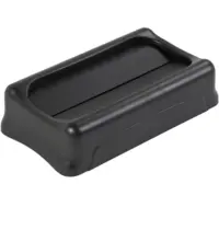 Rubbermaid Deksel | Kunststof | Zwart | Rubbermaid SLIM JIM Afvalbakken | 297x521x127(h)mm 