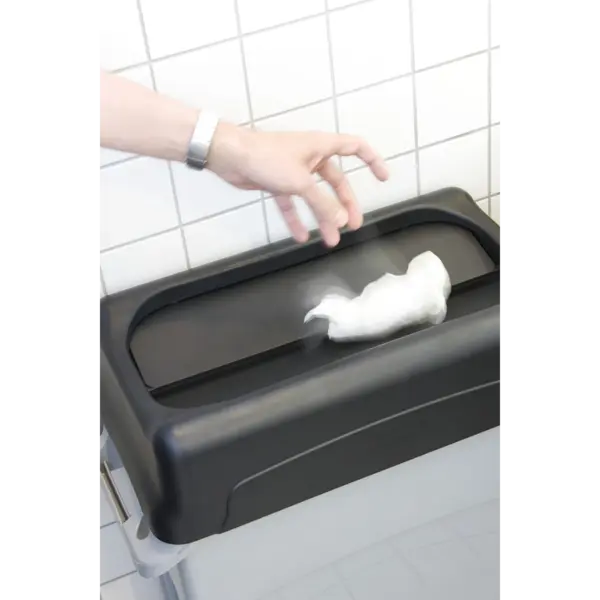 Deksel | Kunststof | Zwart | Rubbermaid SLIM JIM Afvalbakken | 297x521x127(h)mm