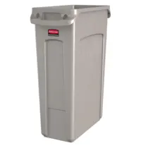 Rubbermaid Afvalbak | SLIM JIM | Kunststof | Beige | 87L | Open | 279x558x762(h)mm 