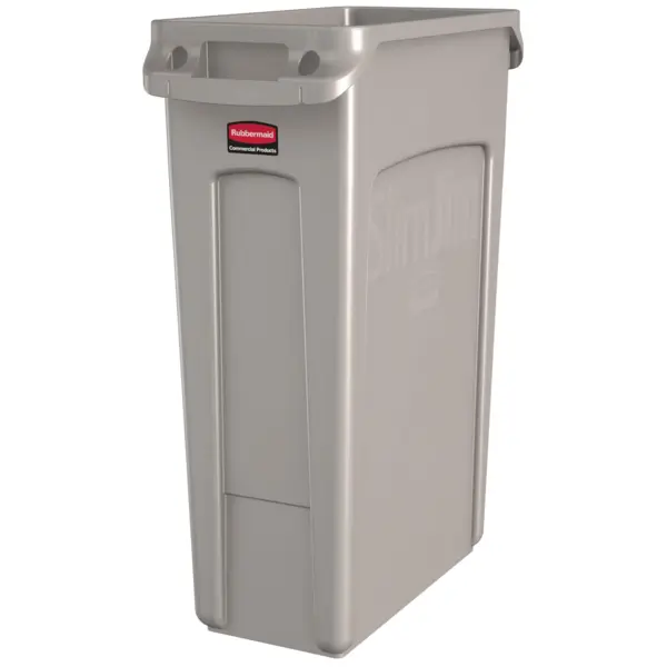 Afvalbak | SLIM JIM | Kunststof | Beige | 87L | Open | 279x558x762(h)mm